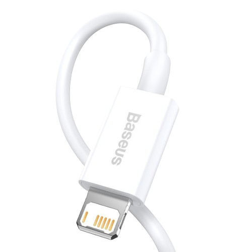 Кабель Lightning Baseus Superior 2.4A 1m White